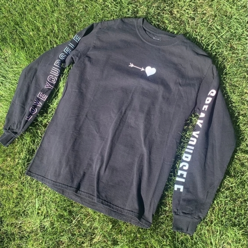 BTS Long Sleeve Shirt, Official Merch Speak Yourself World Tour Concert 2018